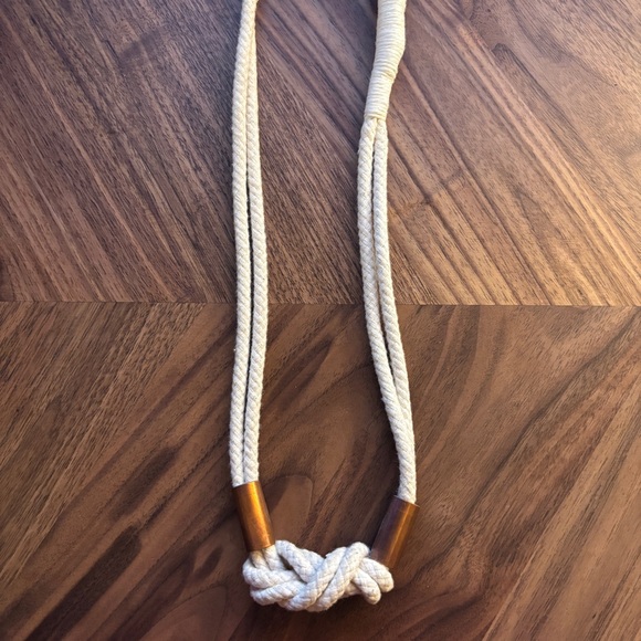 LOT OF 4 Handmade Necklaces made of Rope, Copper and Ceramic - Picture 4 of 5